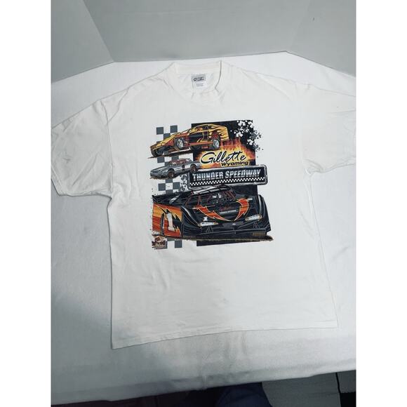 2008 Gillette WY Thunder Speedway Points Standing Dirt Late Model TShirt XL READ - Picture 1 of 14